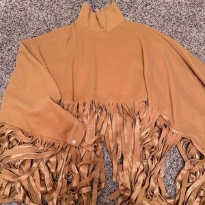 Asymmetric Hem Long Sleeve Jacket/Top